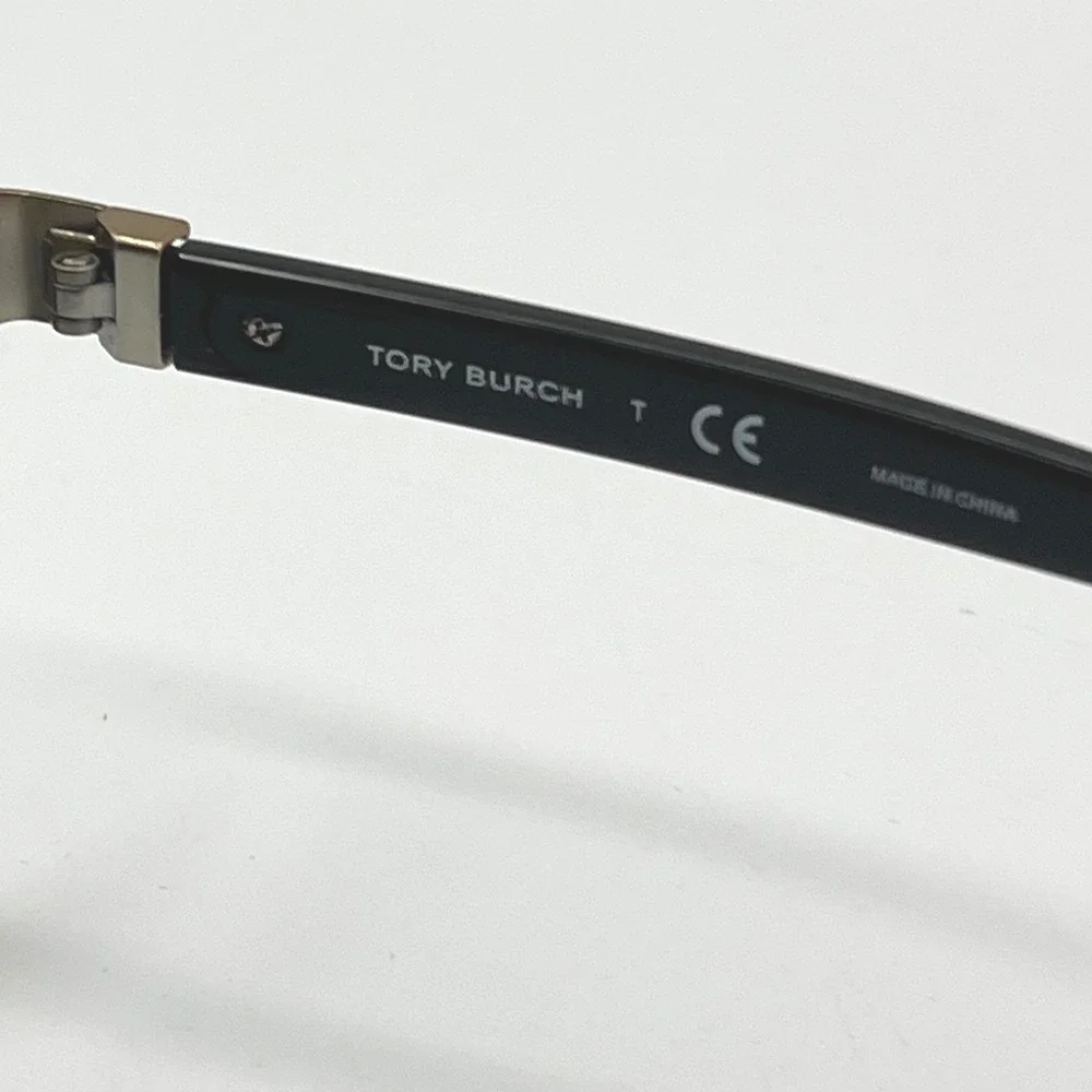 Tory Burch TY1054 3100 Black Gold Cat Eye Eyeglasses Frames with Case 50-18-140